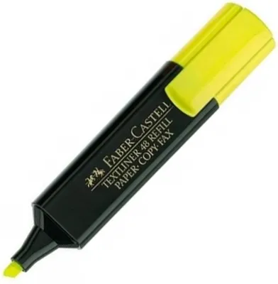 Image de Faber-Castell 154807 Surligneur TL 48 REFILL - rechargeable, jaune