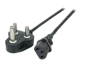 Immagine prodotto di Cavo di alimentazione Sudafrica - C13 -- 1,8 m, nero, 3x0,75 mm²