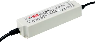 Produktbild von MEANWELL LPF-60D-20, Installationsnetzteil, IP67 60W 20V 3A CV+CC dimmbar