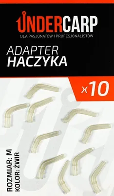Image de Adaptateur Rig M pour carpe, brun, 10 pièces