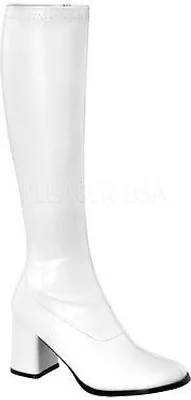 Produktbild von 70er GOGO Stiefel weiß 7