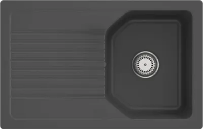 Produktbild von Villeroy & Boch 33841Fi4 Subway 60 Keramikspüle Einbauspüle Unterschrankbreite ab 60 cm stone white Excenterbetätigung - inkl.