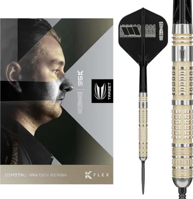 Immagine prodotto di Obiettivo Dimitri van den Bergh 95K Swiss Point 95% - Steeldarts