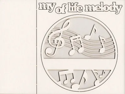 Produktbild von MINTAY Albumbasis 15,2 x 20,3 cm - Music Garden