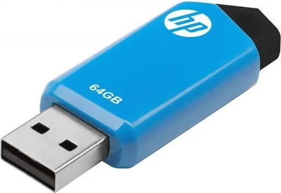 Produktbild von HP v150w USB-Stick 64 GB USB Typ-A 2.0 Schwarz
