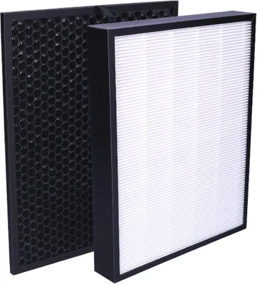 Produktbild von Zestaw filtrów zamiennych Sillar odpowiedni do oczyszczacza powietrza Philips AC3256/10, filtr HEPA i filtr z węglem aktywnym, zastępuje Philips FY1410/30 i FY1413/30 - Zamiennik
