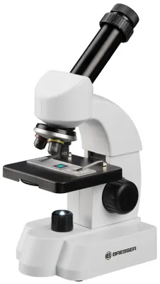 Produktbild von BRESSER JUNIOR 40-640x Mikroskop mit smartem Experimentier-Set mit QR-Code für Zusatzinfos ()