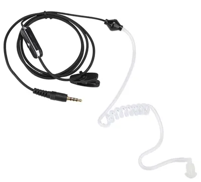 Produktbild von 3,5-mm-In-Ear-Headset-Ohrhörer-Kopfhörer-Walkie-Talkie-Ohrhörer (schwarz)