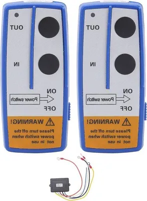 Obrázok produktu pre 12 V bezdrôtové diaľkové ovládanie navijaka s dosahom 15 m, vhodné pre nákladné vozidlá a terénne vozidlá