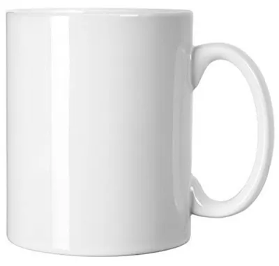 Zdjęcie produktu dla Ceramiczna filiżanka, 600 ml, bardzo duża, biała, 20 uncji, z uchwytem, do kawy i herbaty