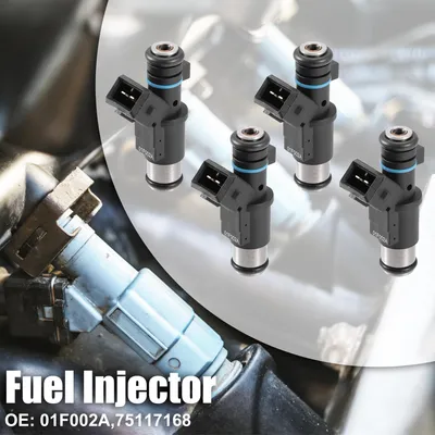 Image de 4 pcs 01F002A 75117168 Voiture Carburant Injecteur pour Peugeot