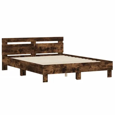Immagine prodotto di Giroletto con Testiera Rovere Fumo 140x190 cm Legno Multistrato