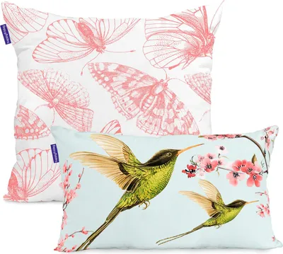 Immagine prodotto di Set di copricuscini HappyFriday Chinoiserie Colorful 2 pezzi