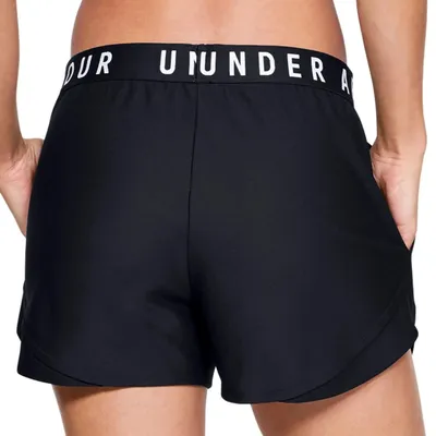 Produktbild von Under Armour Damen Play Up Shorts 3.0 - 1344552, Farbe:Schwarz / Weiß, Textil:M