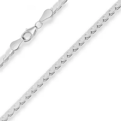 Produktbild von 3,5mm Armband Fantasiekette Silberarmband Armschmuck aus 925 Silber 19cm