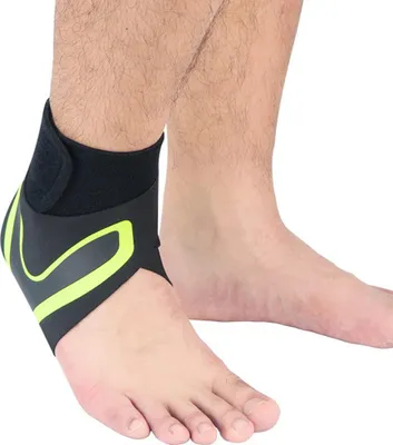 Produktbild von INF Optimale Knöchelbandage Kompressionsmanschette - Sportschutz Grün XL