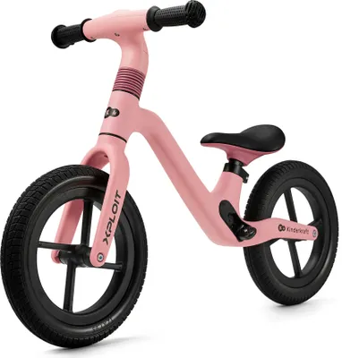 Produktbild von Kinderkraft XPLOIT - Laufrad - sportliches Design - verstellbarer Sattel und Lenker - pannensichere PolyurethanRäder - leicht - ab 2 Jahren - Rosa