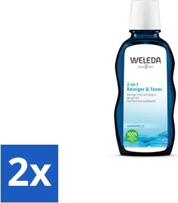 Produktbild von WELEDA - Reiniger & Gesichtswasser 2‑in‑1 - 100 ml - Vorteilspack - 2 Stücke
