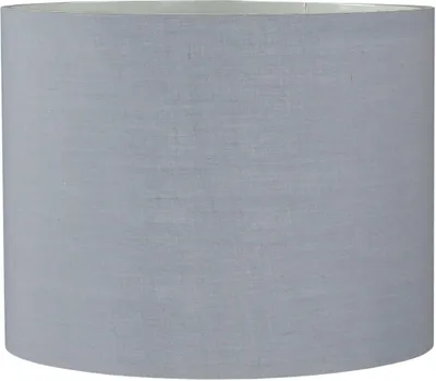 A lampshade shown from the front on a white background.