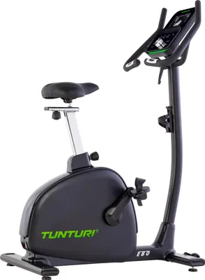 Produktbild von Tunturi Signature E80 Heimtrainer - Ergometer & Servomotor - Bluetooth und Induktionsbremse - Fitnessrad mit 26 Trainingsprogrammen - Niedriger Einstieg - Gewichtete Pedale - Komfortplus-Sattel