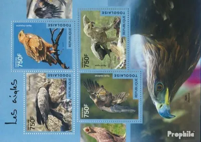 Produktbild von Briefmarken Togo 2014 Mi 6126-6129 Kleinbogen (kompl. Ausgabe) postfrisch Adler