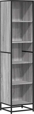 Obrázek produktu pro vidaXL Knihovna Grey Sonoma 40x35x170,5 cm Materiál na bázi dřeva