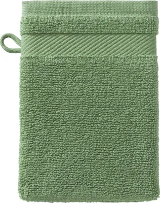 Produktbild von Waschhandschuh - Grün - 16 x 21 cm - Baumwolle