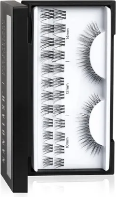 Produktbild von Nanolash Professionelles Wimpernverlängerungs-Set Innocent, 36 Stück – Natürliche Volumen-Wimpernverlängerung für DIY-Anwendungen