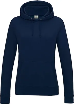 Produktbild von Just Hoods JH001F | Girlie College Hoodie / Kapuzenpullover / WRAP  - Farbe: New French Navy - Größe: M