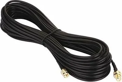 Obrázek produktu pro Prodlužovací kabel antény, prodlužovací kabel antény SMA 10 m, konektor antény SMA, SMA samec na SMA samice, prodlužovací kabel WLAN