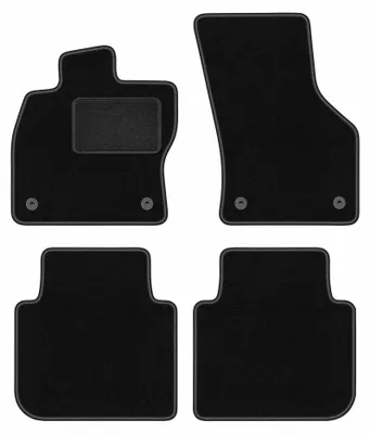 Immagine prodotto di Tappetini in moquette per Skoda Superb III 2015-2020 (station wagon/berlina) – set 4 pezzi, neri, su misura – Wielganizator LUX