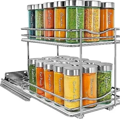 Produktbild von Famanu Kräuterregal für Schubladen - Ausziehbar, für schmale Schränke