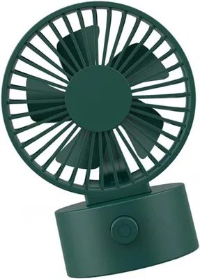 Image de Ventilateur de table USB avec 3 vitesses, rechargeable, idéal pour le bureau, la chambre à coucher ou la cuisine