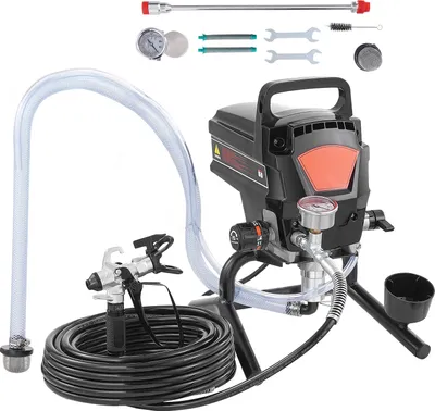Produktbild von SucceBuy Stand Airless-Farbspritzgerät, 950 W 3000 PSI elektrisches Hochleistungsspritzgerät für feines und gleichmäßiges Streichen, Handgerät für Zuhause, Möbel, Zäune, Innen- und Außenbereich