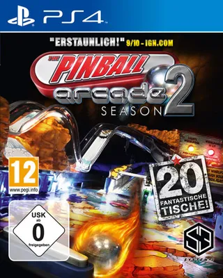 Zdjęcie produktu dla System 3 Pinball Arcade Season 2, PlayStation 4, E10+ (powyżej 10 lat), Nośnik fizyczny