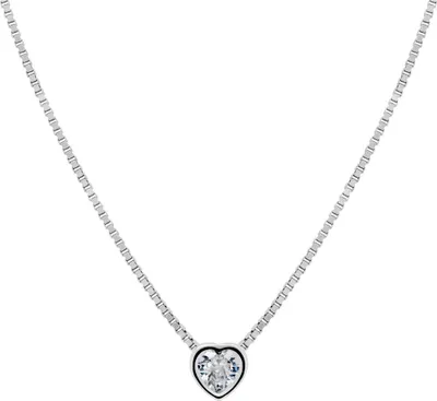 Produktbild von Charming Silver Heart Necklace NCL26W (Chain, Pendant)
