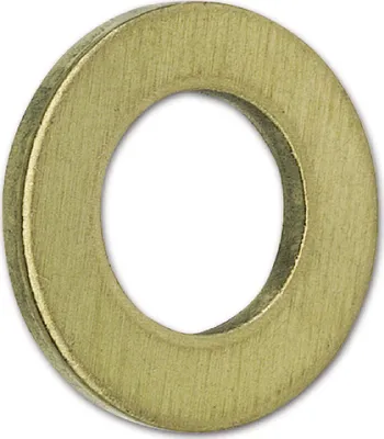 Produktbild von Beilagscheiben ø M20 Unterlegscheiben ISO7089 (DIN125) blank ohne Fase Messing