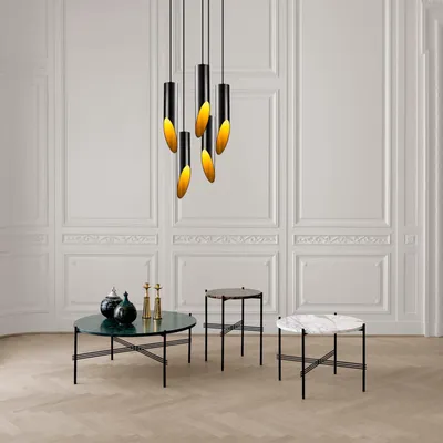 Immagine prodotto di Opviq, Kesik- Kesik OPV, nero, oro, lampadario, corpo in metallo