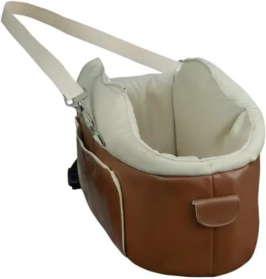 Produktbild von Autositz für kleine Hunde auf der Mittelkonsole