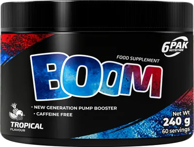 Immagine prodotto di 6PAK Nutrition | Boom Pre-Allenamento Tropicale