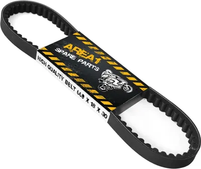 Image de Courroie trapézoïdale pour scooter Area1 669x18x30 pour 50 cm3/4 temps/10 pouces compatible avec GY6 139QMB/QMA ATU Explorer Flex-Tech AGM Nova Alpha-Motors Direct-Bikes