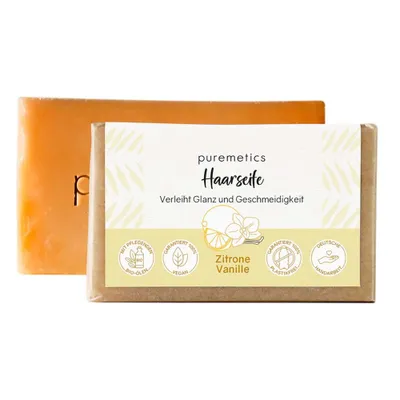 Produktbild von Haarseife - Zitrone-Vanille 75g