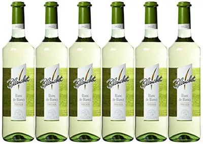 Immagine prodotto di Blanchet Blanc de Blancs vino bianco da tavola secco e fruttato 6x750ml