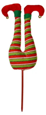 Image de Clayre & Eef Décoration de Noël Elfe 50 cm Rouge Textile