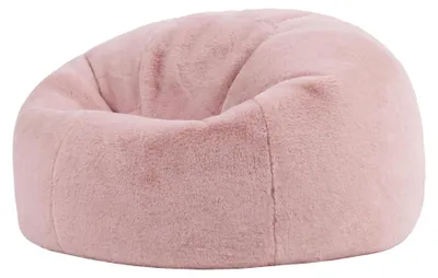 Produktbild von Icon Kingston Kunstfell Flauschig Sitzsack mit Füllung, Rosa
