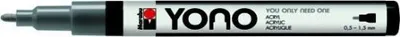 Immagine prodotto di Pennarello acrilico YONO 0,5-1,5 mm - grigio