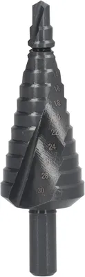 Produktbild von HSS-Stufenbohrer, Kegelbohrer, Metallbohrer, 6‑30 mm, Schälbohrer für Metall, Holz und Kunststoff