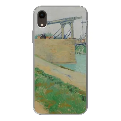 Produktbild von MuchoWow® Handyhülle Schutzhülle Hülle für iPhone XR Die Brücke von Langlois - Vincent van Gogh Silikon Softcase Handy Hülle - Schutzdeckel