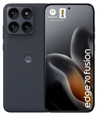 Image de Motorola Edge 70 Fusion, écran de 17,2 cm (6,78 pouces), 8 Go de RAM, 512 Go de stockage, appareil photo de 50 MP, système d'exploitation Android 16.0, couleur : noir