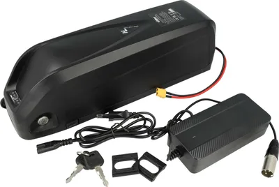 Produktbild von vhbw Akku kompatibel mit Bafang BBS02, BBS01B, BBS02B Motor für E-Bike mit 250 W - 1000 W Motoren (19,2 Ah, 48 V, Li-Ion, inkl. Ladegerät) - Schwarz